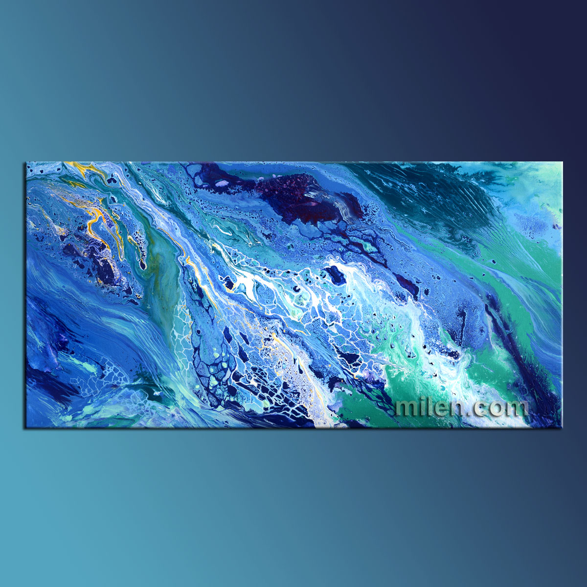 abstract fluid painting