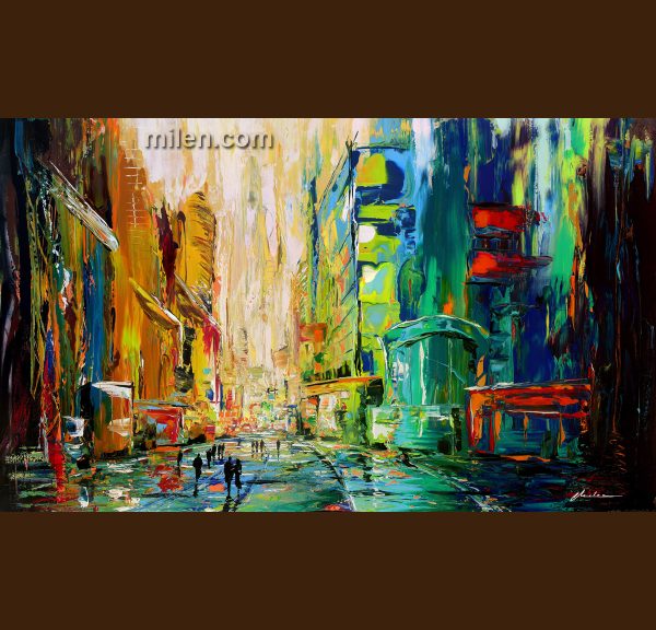 City Walls - cityscape painting