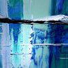 glacier painting blue aqua teal turquoise