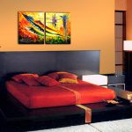 stairway to heaven abstract painting , oil paint on canvas impressionist abstract artwork modern painting