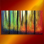 Season of Blossom - abstract painting dripping paint texture abstract artwork red painting modern art original amazing painting